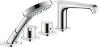 Axor Citterio E - Mitigeur thermostatique pour bord de baignoire, installation 4 trous, chrome 36411000