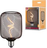 Paulmann Metallic Glow Standaard 230 V Ampoules LED Zyl 160lm 4W 1800K dimbaar Zwart