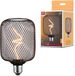 Paulmann Metallic Glow Standaard 230 V Ampoules LED Zyl 160lm 4W 1800K dimbaar Zwart
