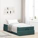 Maison Exclusive - Cadre de lit avec matelas, 2 pièces, velours vert