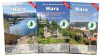 Kartenset Harz: 3-teiliges wetterfestes Kartenset vom gesamten Harz