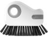 Brosse de nettoyage pour rainures de fenêtre 2-en-1 - Gris