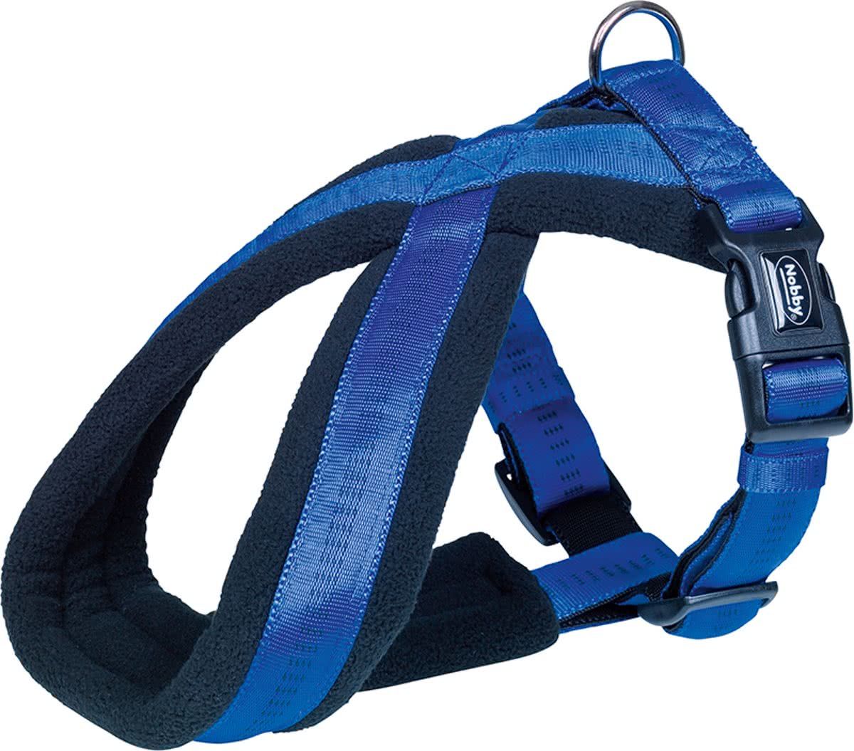 Nobby Comfort Tuig - Hond - S/M - Buikomvang 40 tot 60 cm - Blauw