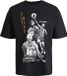 JACK&JONES JCOLEGENDS STATE TEE SS CREW NECK SS22 T-shirt garçon M Noir Coton