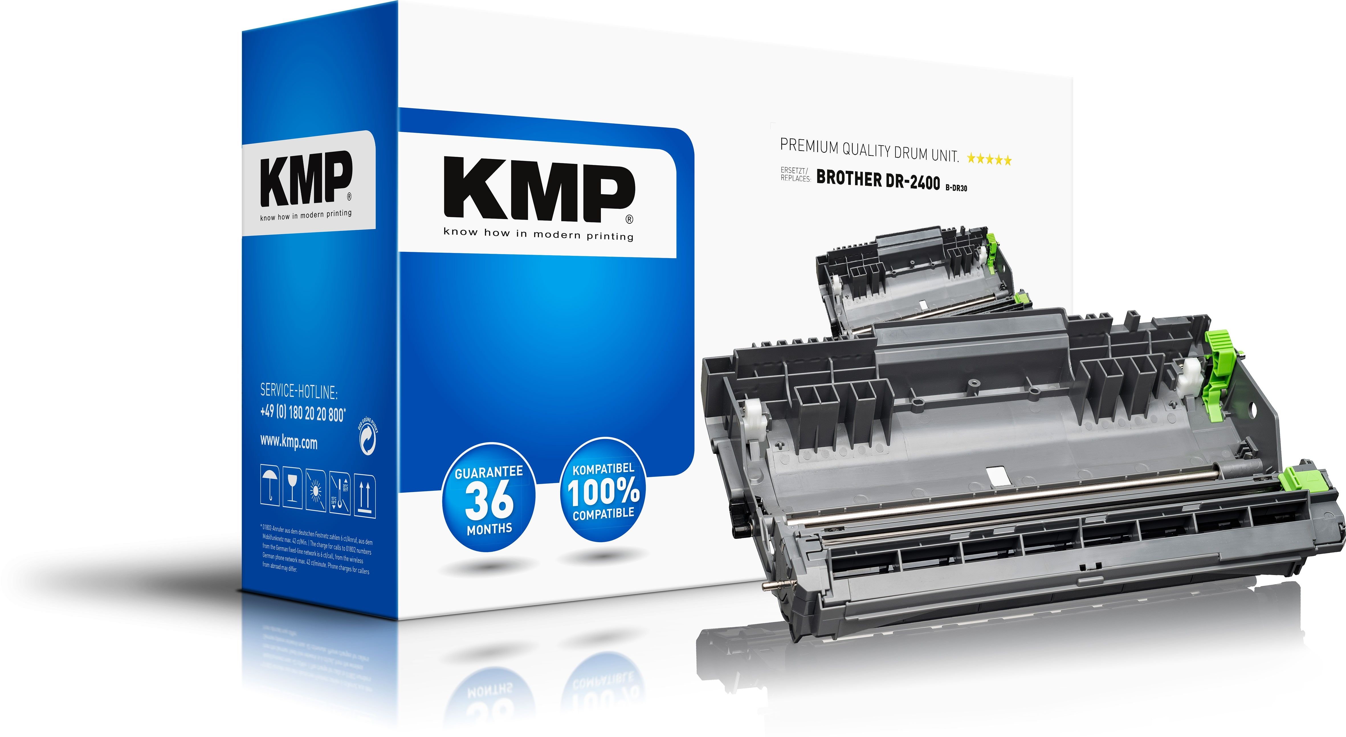 KMP Printer Drum 1267,7000 for Brother DCP L 2512 D, DCP L 2530 DW, DCP L 2537 DW, DCP L 2550 DN, HL-L 2310 D, HL-L 2350 DW, HL-L 2357 DW, HL-L 2370 DN, HL-L 2372 DN, HL-L 2375 DW, MFC L 2710 DN, MFC L 2710 DW, MFC L 2712 DN, MFC L 2712 DW, MFC L 2730 DW, MFC L 2732 DW, MFC L 2735 DW, MFC L 2750 DW, DCP L 2510 D