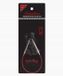 ChiaoGoo Aiguilles à tricoter circulaires 2,25 mm - 23 cm Rouge