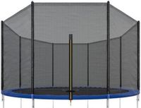 Merkloos AP Sport Trampoline net - 396 cm - Zwart