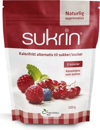 Sukrin - Erythritol - 500g - Sugar Substitute - 100% Natural - Calorie-Free