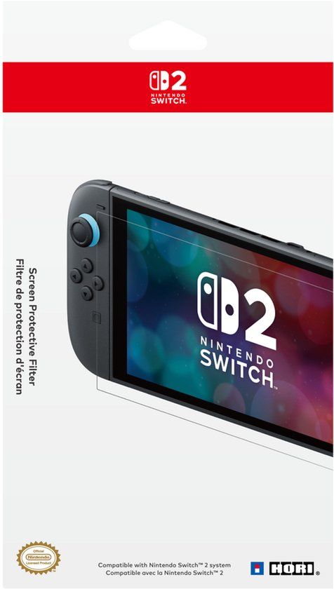 Hori Switch 2 Schermbeschermer Transparant