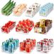 Unyqoos® Set de boîtes de rangement empilables transparentes pour l'organisation de la cuisine et du bureau