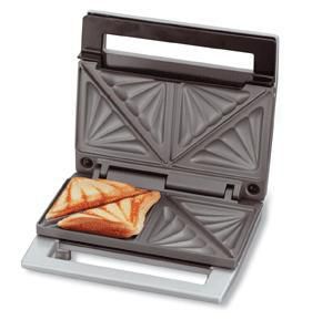 Cloer 6219 Sandwichmaker - Chroom - 900W