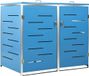 Syfax Icecat Containerberging dubbel 138x77,5x115 cm roestvrij staal
