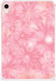 B2Ctelecom Back Cover voor Apple iPad mini 6 (2021) Siliconen Hoesje Spring Flowers