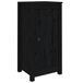 vidaXL Dressoirs, 2 stuks, zwart, 39x35x80 cm, massief grenenhout