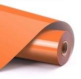 LOKLIK Oranje Vinyl Warmteoverdracht Opstrijkbare Stoffen Kleding 30,5 x 180 cm