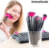 Innovagoods Set van 24 Make-Up Kwasten en Penselen - 4899888117254