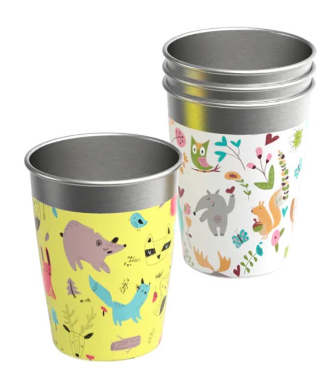 SIGG Kids Cup Set Wildlife 0.35L multicolor | Drinfles Kinderen
