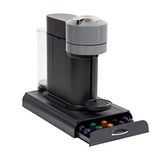 Mind Reader Koffiepadlade compatibel met Nespresso Capsule, 9,21 x 15,94 x 2,36, zwart