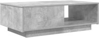 vidaXL Table basse Béton Gris 95 x 55 x 31 cm Bois traité