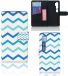 B2Ctelecom Book Case voor Xiaomi Mi Note 10 Pro Telefoon Hoesje Zigzag Blauw