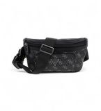 GUESS Vezzola Smart Compact Bum Bag Dark Black