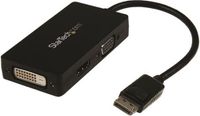 StarTech.com A/V-reisadapter: 3-in-1 DisplayPort naar VGA DVI- of HDMI-converter