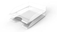 Durable Briefbakje Basic A4, transparant, stapelbare opbergvakken, 6 stuks, 1701674400