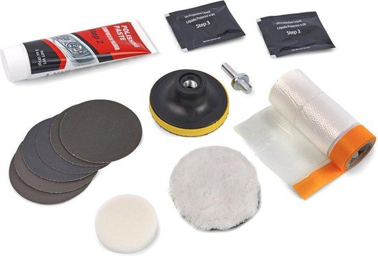 HBM Koplamp Polijst Set Compleet