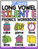 1st Grade Long Vowel Silent E Phonics Workbook