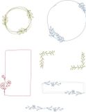 Sizzix Clear Stamps Set Drawn Frames