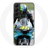 Maniacase Hoesje voor Samsung Galaxy S22 Valentino Rossi Motorcoureur 46