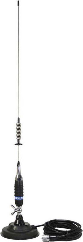CB-antenne PNI S75 CB Antenne Met Vlinder 26-28mhz 250w+magnetische Basis Zilver