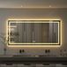 Grote LED-spiegel voor de badkamer, 140x70 cm