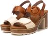 XTI Manfred Albert Miller Dames Sandalen - Comfortabel & Stijlvol - Camel - Maat 38