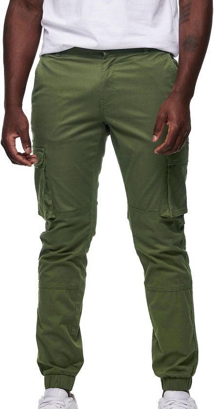 ONLY & SONS ONSCAM Tapered Fit Cargo Broek Olive Night