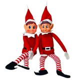 GLOW Set van 2 Naughty Little Xmas Elfen