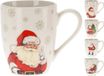 Nampook Koopman International Kerstbeker 340ML - Kerstman Prints - Kerst Thema - Verschillende Prints - Geschikt voor Glühwein