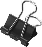 Westcott Papierklem - Zwart - 15mm - Metaal - 12 Stuks