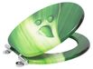 StarTech [Brand] Toilet Seat - Round, O-Shape - Wood - Automatic Closing - EU Standard - Antimicrobial - Load Capacity up to 190 kg