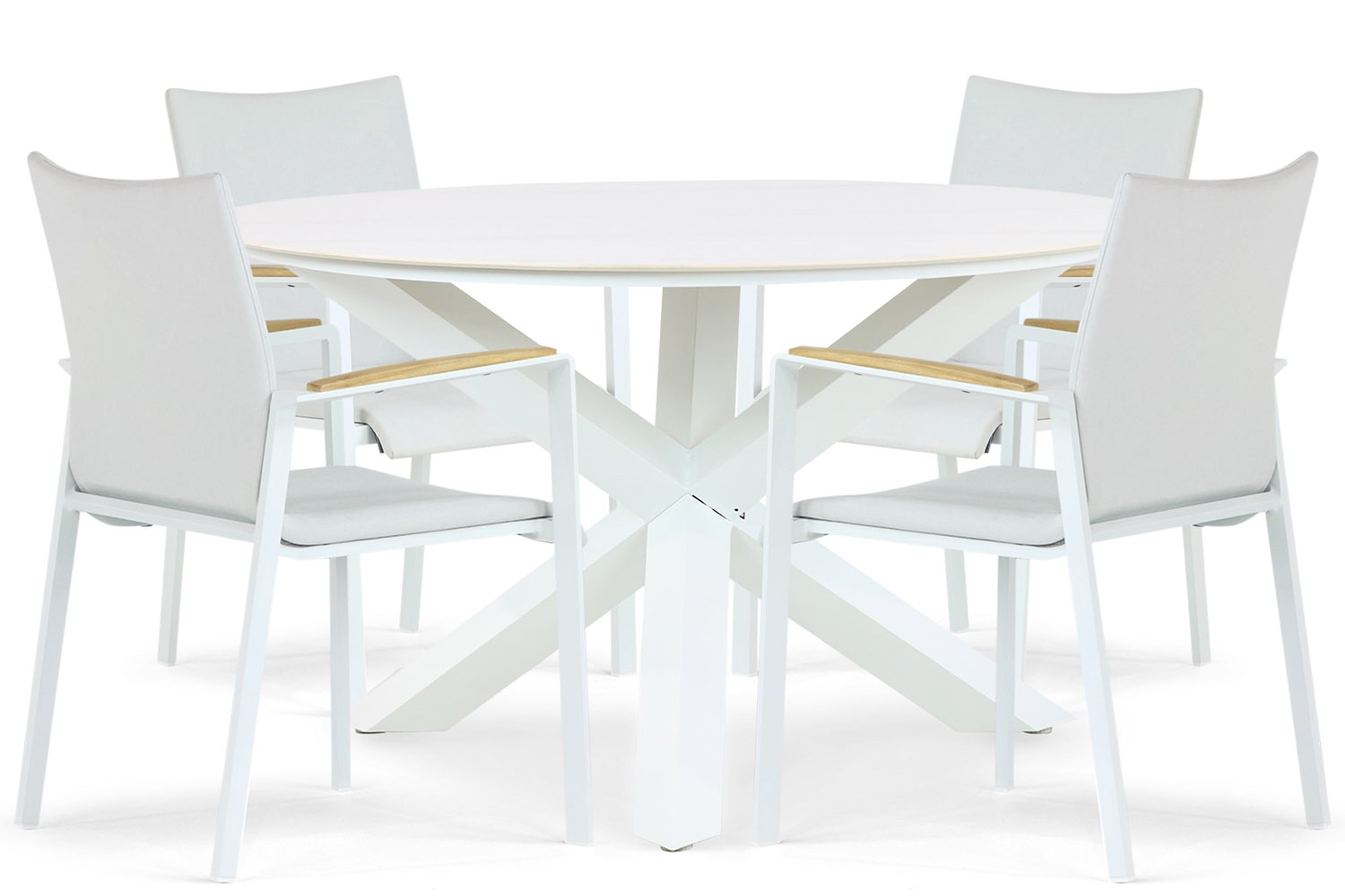 Lifestyle Garden Furniture Lifestyle Lifestyle Brandon/Orino 130 cm dining tuinset 5-delig