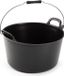 PLASTICFORTE Flexibele Emmer - 26 liter - zwart