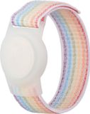 By Qubix - AirTag nylon loop bandje - M/L - Multicolor