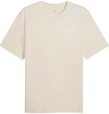 Puma ESS Relaxed Small No. 1 Logo Shirt Heren - Beige - Maat S