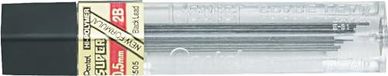 Pentel C505-2B hoogpolymeer vullingen extra sterk in 12er buis 2B 0,5 mm 12 buizen