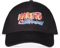 Naruto Shippuden Logo Cap - Black - Adjustable - Unisex