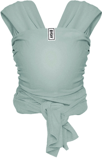 ByKay Stretchy Wrap Deluxe Baby Wrap - Cotton - Grey - Up to 18kg