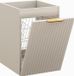Adel Taupe meuble de salle de bain 40cm avec panier à linge