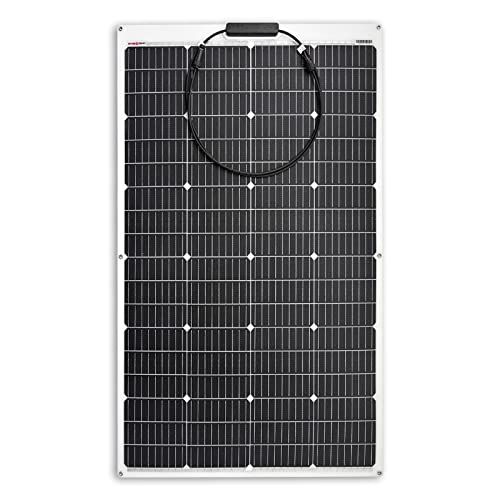 EnjoySolar enjoy solar® ETFE Marine semi-flexibele 12V PERC monokristallijn zonnepaneel, ideaal voor camper, tuinhuisjes, boot (150W)