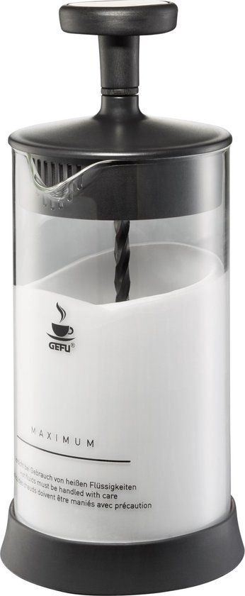 Gefu Antonio Melkopschuimer - Zwart