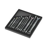 Wera 05150125001 12-delige 9735 6007 Joker Set 1 Steek-/ringratelsleutelset In Foam Inlay - 8-19 Mm